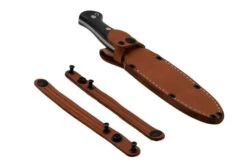 Bark River Cub CPM 3V Black Canvas Micarta, Bushcraft Knife -Knives Store BRK08 221BKM 06 barkriver