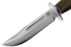 Bark River Boone II CPM 3V Green Canvas Micarta Outdoor Knife -Knives Store BRK08 222GCM 03 bark river knives