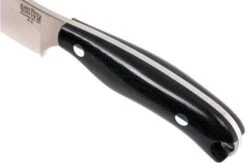 Bark River JX6 Companion A2, Black Canvas Micarta, Brown Sheath -Knives Store BRK10 112BRKC 05 bark river brk10 112brkc 05