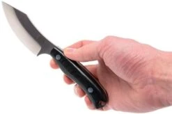 Bark River JX6 Companion A2, Black Canvas Micarta, Brown Sheath -Knives Store BRK10 112BRKC 06 bark river brk10 112brkc 06