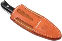 Bark River JX6 Companion A2, Black Canvas Micarta, Brown Sheath -Knives Store BRK10 112BRKC 08 bark river brk10 112brkc 08