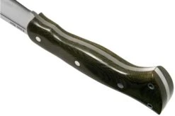 Bark River JX5 Vengeful 1 CPM 3V Green Canvas Micarta Machete -Knives Store BRK10 123GCM 04 bark river knives