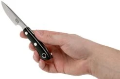 Bark River Rascal II CPM 154 Black Canvas Micarta Hunting Knife -Knives Store BRK14 152BKRC 05 bark river knives