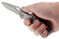 Buck 722 Spitfire 0722GYS1-B Plain Edge, Grey -Knives Store BUCK0722GYS1 B 07 buck 722 spitfire buck0722gys1 b 07