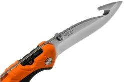 Buck Folding Pursuit Pro Guthook Large 660ORG Orange Hunting Knife -Knives Store BUCK660ORG 06 buck