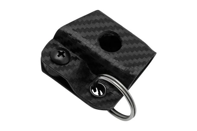 Clip And Carry Kydex Keychain Sheath Gerber Dime, Leatherman Squirt, Carbon Fiber Black GDIME-CF-BLK Keychain Holster 2 Clip And Carry Kydex Keychain Sheath Gerber Dime, Leatherman Squirt, Carbon Fiber Black GDIME-CF-BLK Keychain Holster - Image 2