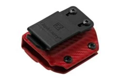 Clip And Carry Kydex Sheath Leatherman Raptor Response, Carbon Fiber Red LRAPT-RESP-CF-RED Belt Holster -Knives Store CALRAPT RESP CF RED 03 clipandcarry