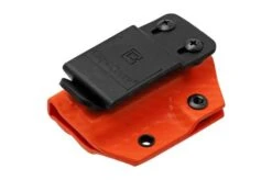 Clip And Carry Kydex Sheath Leatherman Wingman, Sidekick, Rebar, Rev, Carbon Fiber Orange LWING-CF-ORNG Belt Holster -Knives Store CALWING CF ORNG 03 clipandcarry