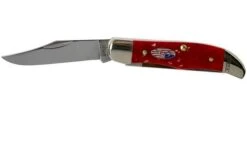 Case Pocket Hunter Red Jigged Bone, 10450, 62165 SS Pocket Knife -Knives Store CE10450 03 case