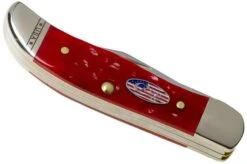 Case Pocket Hunter Red Jigged Bone, 10450, 62165 SS Pocket Knife -Knives Store CE10450 04 case