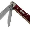 Case Peanut Burgundy Smooth Kirinite, Fluted Bolsters, 23183, 10220 SS Pocket Knife