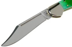 Case Mini Copperlock Clover Green Bone, Sawcut Jig, 23217, 61749L SS Pocket Knife -Knives Store CE23217 03 case