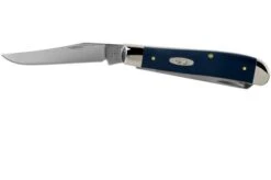 Case Mini Trapper Navy Blue Synthetic, 23613, 4207 SS Pocket Knife -Knives Store CE23613 03 case
