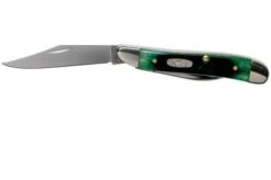 Case Peanut Hunter Green Bone, Sawcut, 27663, 6220 SS Pocket Knife -Knives Store CE27663 03 case
