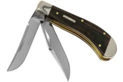Case Saddlehorn Smooth Black Red Micarta, 27856, TB102110 SS Pocket Knife, Tony Bose Design