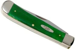Case Trapper Brilliant Green Bone, Smooth, 52820, 6254 SS Pocket Knife -Knives Store CE52820 04 case 1