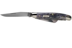 Case Medium Stockman Pocket Worn Grey Bone, Crandall Jig, 58413, 6318 CV Pocket Knife -Knives Store CE58413 03 case