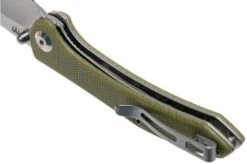 Civivi Hadros C20004-3 Olive Micarta Pocket Knife, Dylan Mallery Design -Knives Store CIC20004 3 05 civivi