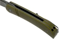 Civivi Appalachian Drifter C2015B Olive Micarta Gentleman's Knife -Knives Store CIC2015B 07 civivi