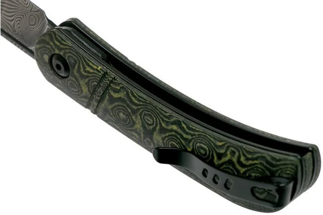 Civivi Appalachian Drifter C2015DS-3 Damascus, Yellow G10 Rose Carbon Fibre Gentleman's Knife 5 Civivi Appalachian Drifter C2015DS-3 Damascus, Yellow G10 Rose Carbon Fibre Gentleman's Knife - Image 5