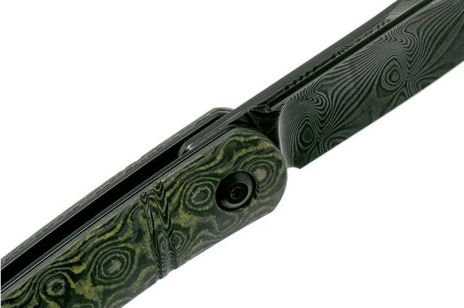 Civivi Appalachian Drifter C2015DS-3 Damascus, Yellow G10 Rose Carbon Fibre Gentleman's Knife 6 Civivi Appalachian Drifter C2015DS-3 Damascus, Yellow G10 Rose Carbon Fibre Gentleman's Knife - Image 6