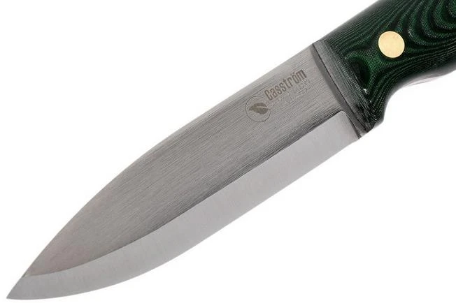 Casström No. 10 Swedish Forest Knife Green Micarta, K720 Scandi Grind 13103 3 Casström No. 10 Swedish Forest Knife Green Micarta, K720 Scandi Grind 13103 - Image 3
