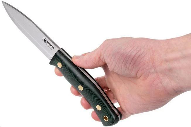 Casström No. 10 Swedish Forest Knife Green Micarta, K720 Scandi Grind 13103 6 Casström No. 10 Swedish Forest Knife Green Micarta, K720 Scandi Grind 13103 - Image 6