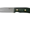 Casström No. 10 Swedish Forest Knife Green Micarta, K720 Scandi Grind 13123 With Firesteel