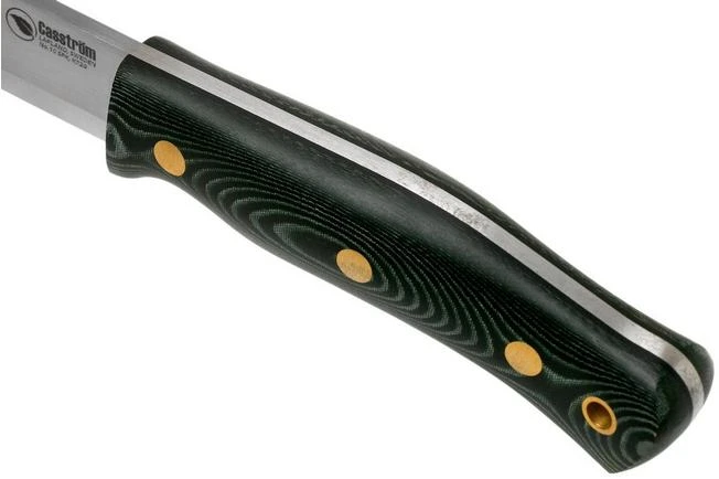 Casström No. 10 Swedish Forest Knife Green Micarta, K720 Scandi Grind 13123 With Firesteel 5 Casström No. 10 Swedish Forest Knife Green Micarta, K720 Scandi Grind 13123 With Firesteel - Image 5