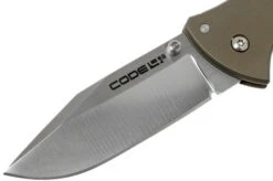 Cold Steel Code 4 Clip Point 58PS CPM S35VN Plain Edge, Pocket Knife -Knives Store CS58PC 03 cold steel