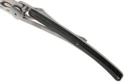 Deejo Tattoo 37g, Ebony Wood, Biker 1CB018-G Pocket Knife -Knives Store DJ1CB018 G 07 deejo