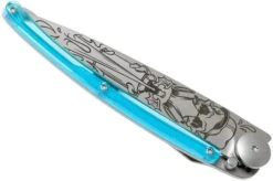 Deejo Tattoo Colours 37g, Blue, Spray 1CB025 Pocket Knife -Knives Store DJ1CB025 04 deejo