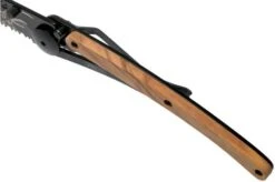 Deejo Tattoo Black Serrated 37g, Olive, Hunting Scene, 1GB000512 Pocket Knife -Knives Store DJ1GB000512 07 deejo