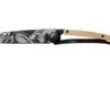 Deejo Tattoo Black 37g, Juniper Wood, Snake 1GB127 Pocket Knife