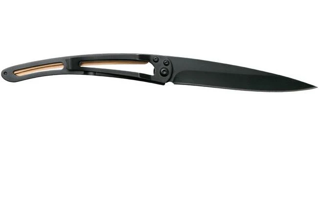 Deejo Tattoo Black 37g, Juniper Wood, Snake 1GB127 Pocket Knife 2 Deejo Tattoo Black 37g, Juniper Wood, Snake 1GB127 Pocket Knife - Image 2