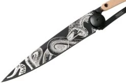 Deejo Tattoo Black 37g, Juniper Wood, Snake 1GB127 Pocket Knife 10 Deejo Tattoo Black 37g, Juniper Wood, Snake 1GB127 Pocket Knife -Knives Store DJ1GB127 03 deejo