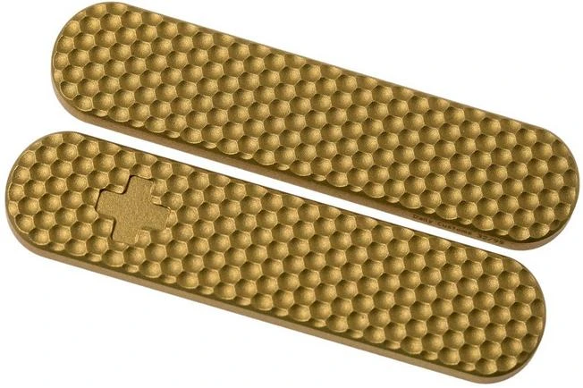 Daily Customs 58.2 Golfball Pattern, Brass P10009498 Victorinox Scales 1 Daily Customs 58.2 Golfball Pattern, Brass P10009498 Victorinox Scales