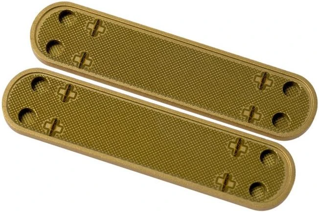 Daily Customs 58.2 Golfball Pattern, Brass P10009498 Victorinox Scales 2 Daily Customs 58.2 Golfball Pattern, Brass P10009498 Victorinox Scales - Image 2