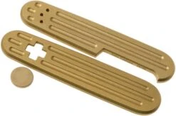 Daily Customs 91.3 Fluted BS Pattern, Brass P10012438 Victorinox Scales