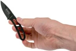 ESEE Candiru Black CAN-B Neck Knife With Black Sheath + Belt Clip -Knives Store EE CAN B 04 esee knives v2018 04