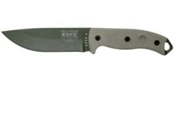 ESEE Model 5 OD Blade, Desert Tan Handle 5P-OD Met Kydex Sheath+ Belt Clip