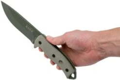 ESEE Model 5 OD Blade, Desert Tan Handle 5P-OD Met Kydex Sheath+ Belt Clip -Knives Store EE ESEE 5P OD 06 esee knives v2018