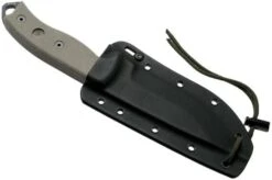 ESEE Model 5 Tactical Gunsmoke, Desert Tan Handle 5P-TG With Kydex Sheath + Belt Clip -Knives Store EE ESEE 5P TG 08 esee knives