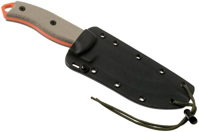 ESEE Model 5 Orange 5POG OD Green Micarta Survival Knife With Kydex Sheath + Belt Clip 6 ESEE Model 5 Orange 5POG OD Green Micarta Survival Knife With Kydex Sheath + Belt Clip - Image 6