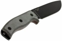 ESEE Model 6 Black Blade, Grey Handle 6P-KO Survival Knife Without Sheath 12 ESEE Model 6 Black Blade, Grey Handle 6P-KO Survival Knife Without Sheath -Knives Store EE ESEE 6P KO 06 esee knives model 6 ee esee 6p ko d6