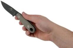 ESEE Izula II Tactical Gunsmoke IZULA-II-TG Neck Knife With Black Sheath + Belt Clip -Knives Store EE IZULA2 TG 06 esee knives