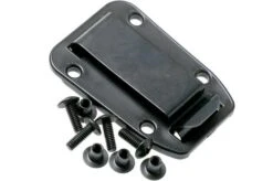 ESEE Izula II Tactical Gunsmoke IZULA-II-TG Neck Knife With Black Sheath + Belt Clip -Knives Store EE IZULA2 TG 08 esee knives