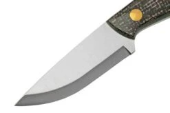 BRISA Necker 70 Bison Micarta, Leather Sheath -Knives Store ENZ 002 03 brisa