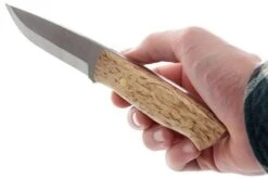 Brisa Trapper 95 - O1 Scandi- Curly Birch - 2054 -Knives Store ENZ 2054 06 enzo enz 2054 06