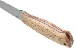 Brisa Trapper 95 - O1 Scandi - Curly Birch With Firesteel 2055 Bushcraft Knife -Knives Store ENZ 2055 04 brisa